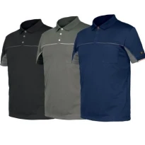 Liquidación total - Polo Extreme stretch Issa Line - 8825B Talla S Color Gris