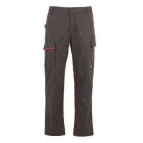 Liquidación total - Pantalón Ducati Workwear Multibolsillos con Refuerzos INN-RUN Color Gris oscuro Número 48