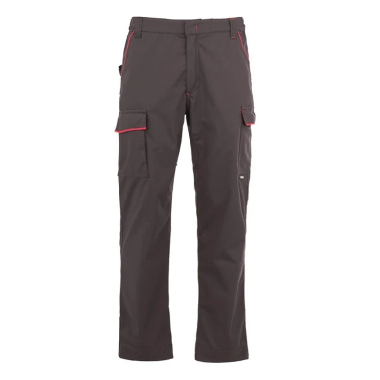 Liquidación total - Pantalón Ducati Workwear Multibolsillos con Refuerzos INN-RUN Color Gris oscuro Número 48