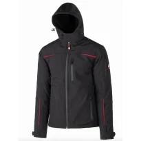 Liquidación total - Chaqueta Softshell Ducati Workwear Multibolsillos INN-POLE PLUS Color Negro Número 54