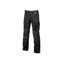 Liquidación total - Pantalón de trabajo Multibolsillos U-Power Drift IM010 Color Negro Carbón Número 60 2