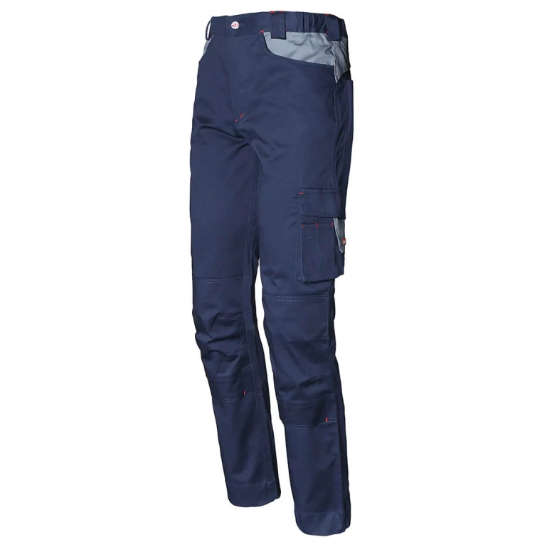 Pantalones de trabajo ISSA LINE Stretch 8731 con bolsillos laterales