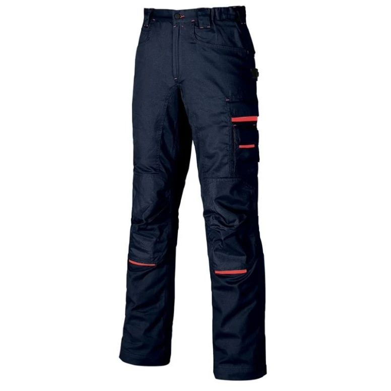 Liquidación total - Pantalón de trabajo Multibolsillos U-Power Nimble DW084DB Número 54 color gris meteorito