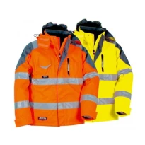 Liquidación total - Chaqueta de trabajo Alta visibilidad Cofra Rescue V017-0-00 número 52 color amarillo