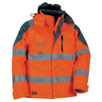 Liquidación total - Chaqueta de trabajo Alta visibilidad Cofra Rescue V017-0-00 número 52 color amarillo