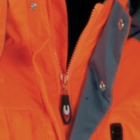 Liquidación total - Chaqueta de trabajo Alta visibilidad Cofra Rescue V017-0-00 número 52 color amarillo