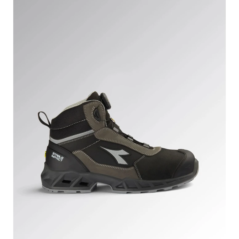 Liquidación total - Zapatos de seguridad Diadora SHARK ST IMP LEA Q MID S3S FO SR SC ESD BOA 701.180611 Número 44