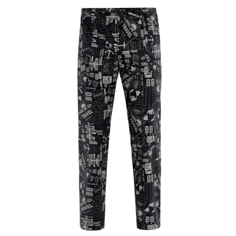 Liquidación total - Pantalón de trabajo Unisex 100% algodón Multibolsillos Giblor's Alan Cocinero 19P08P334 Color Negro Talla L