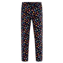 Liquidación total - Pantalón de trabajo Unisex 100% algodón Multibolsillos Giblor's Alan Cocinero 19P08P334 Color Negro Talla L