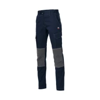 Liquidación total - Pantalón de trabajo Multibolsillos Stretch Sirio de mujer Siggi Talla XL color Azul