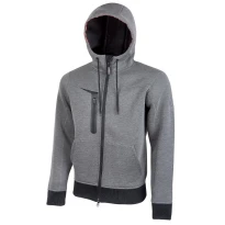 Liquidación total - Sudadera de trabajo Strech con capucha U-Power Tasty PE119GM Talla M color gris meteorito 2