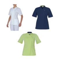 Liquidación total - Casaca de trabajo Giada de mujer Giblor's 18P03K054 Color Pistacho Talla 3XL