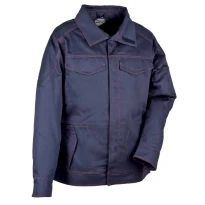 Liquidación total - Chaqueta de trabajo Multibolsillos Cofra Hazard V207-0-02 Color Azul Marino Número 46