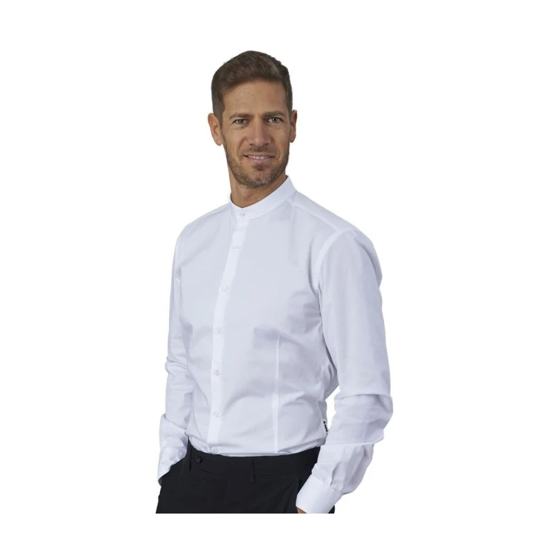 Liquidación total - Camisa de trabajo Siggi Horeca Evan 28CM0275/00-9011 Talla L color blanco