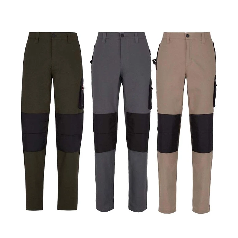 Liquidación total - Pantalón de trabajo Diadora Multibolsillos Stretch 702.170058 color beige Talla 3XL