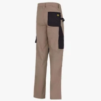 Liquidación total - Pantalón de trabajo Diadora Multibolsillos Stretch 702.170058 color beige Talla 3XL