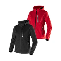 Liquidación total - Chaqueta de trabajo Diadora Mujer Softshell Athena 702.179462 color rojo Talla L