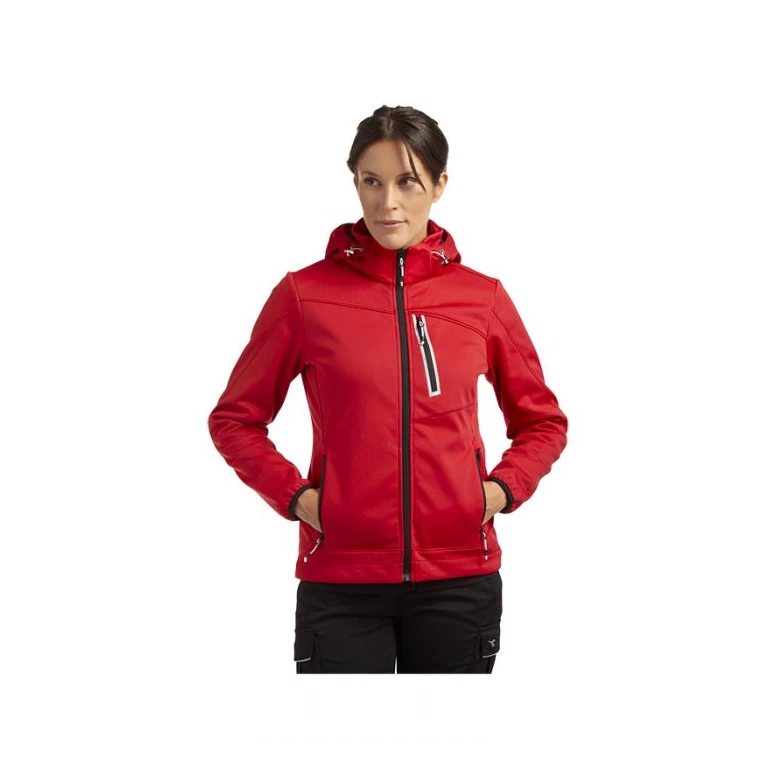 Liquidación total - Chaqueta de trabajo Diadora Mujer Softshell Athena 702.179462 color rojo Talla L