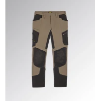 Liquidación total - Pantalón de trabajo Stretch Multibolsillos Diadora Performance Evolution 702.180798 Color Azul/Negro Talla S