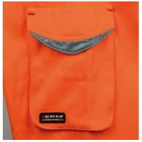 Liquidación total - Pantalón de trabajo Alta visibilidad Multibolsillos Cofra Light V019-0-00 Color Amarillo Número 54