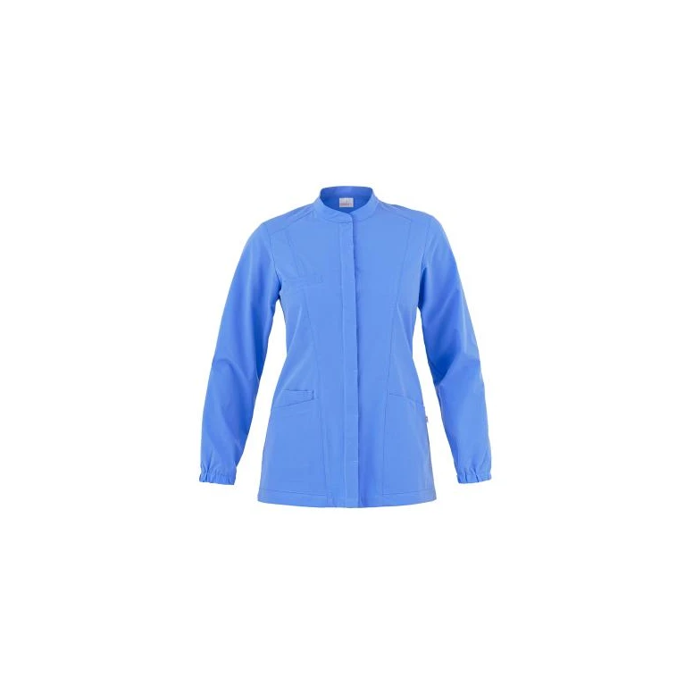 Liquidación total - Casaca Lia de trabajo de mujer Giblor's 23P03K332 Talla L color celeste