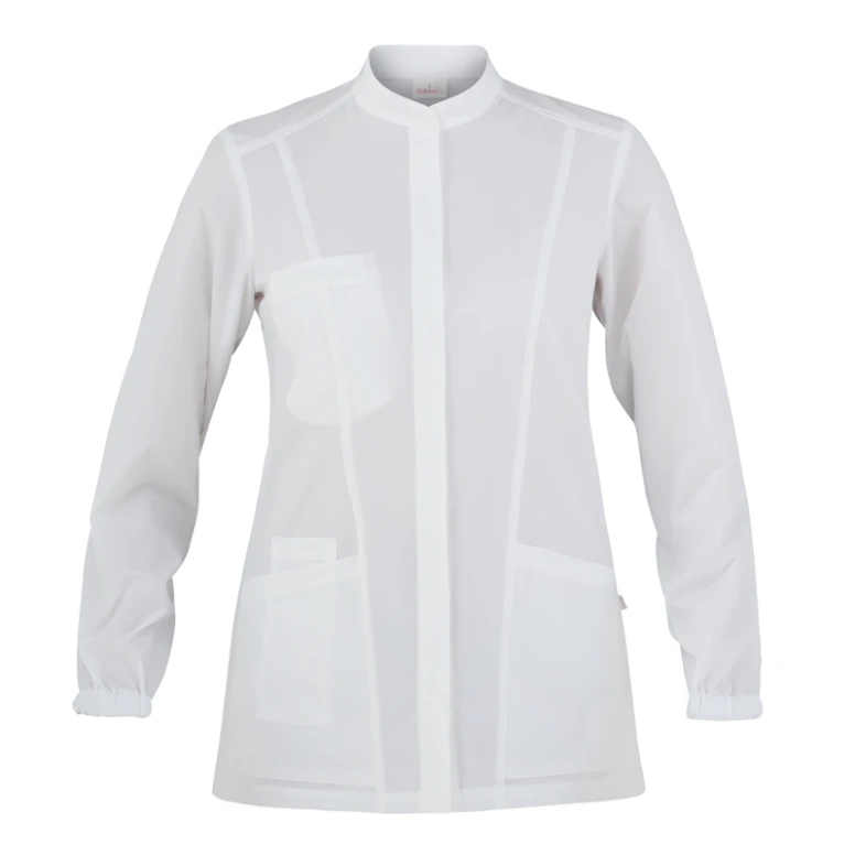 Liquidación total - Casaca Lia de trabajo de mujer Giblor's 23P03K332 Talla L color morado