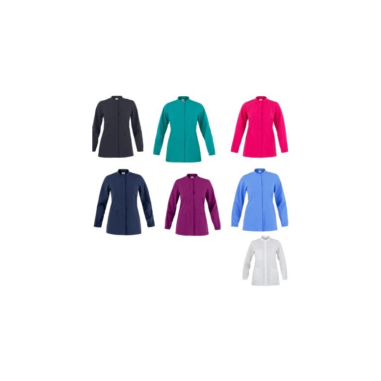 Liquidación total - Casaca Lia de trabajo de mujer Giblor's 23P03K332 Talla S color Verde
