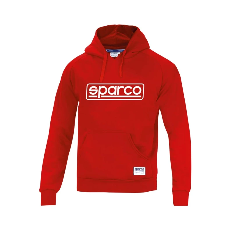 Liquidación total - Sudadera con capucha de trabajo Sparco Hoodie Frame 01315 Talla M color azul