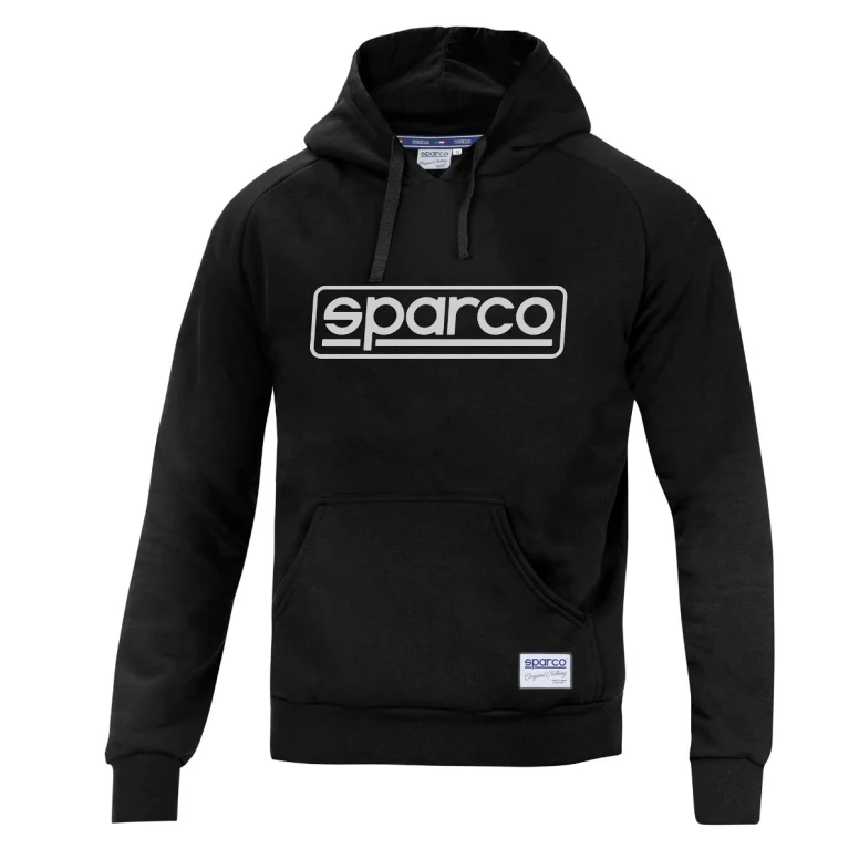 Liquidación total - Sudadera con capucha de trabajo Sparco Hoodie Frame 01315 Talla M color azul