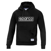 Liquidación total - Sudadera con capucha de trabajo Sparco Hoodie Frame 01315 Talla M color azul