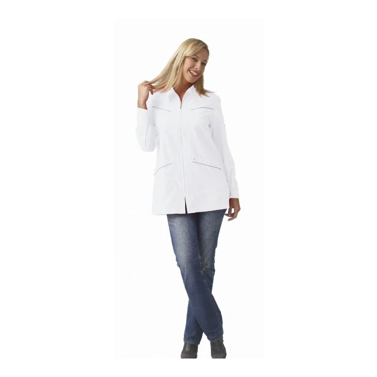 Liquidación total - Casaca de mujer a mangas largas Sandy Horeca Siggi - 28CS0057/00-0001 Talla L color rojo