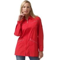 Liquidación total - Casaca de mujer a mangas largas Sandy Horeca Siggi - 28CS0057/00-0001 Talla XL color celeste