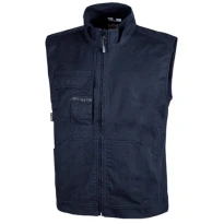 Liquidación total - Chaleco de trabajo Stretch Elástico U-Power Wave EY148WB Talla M color azul