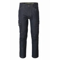 Liquidación total - Vaqueros de trabajo Stretch Multibolsillos Rossini Cargo Soul A00147 número 52 color light azul