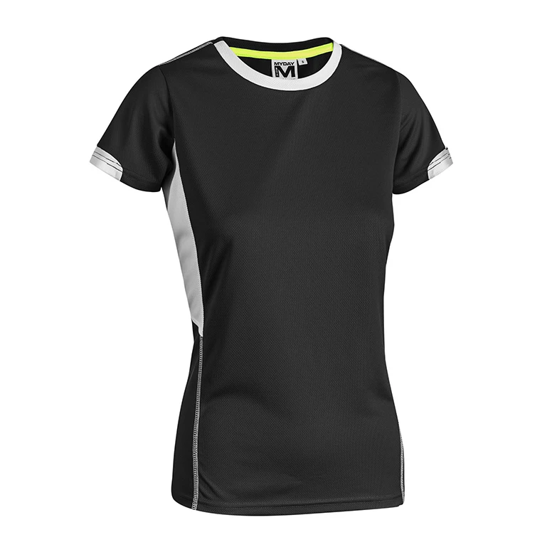 Liquidación total - Camiseta de trabajo de Mujer Sottozero Marathon E0533 Talla XL color negro blanco
