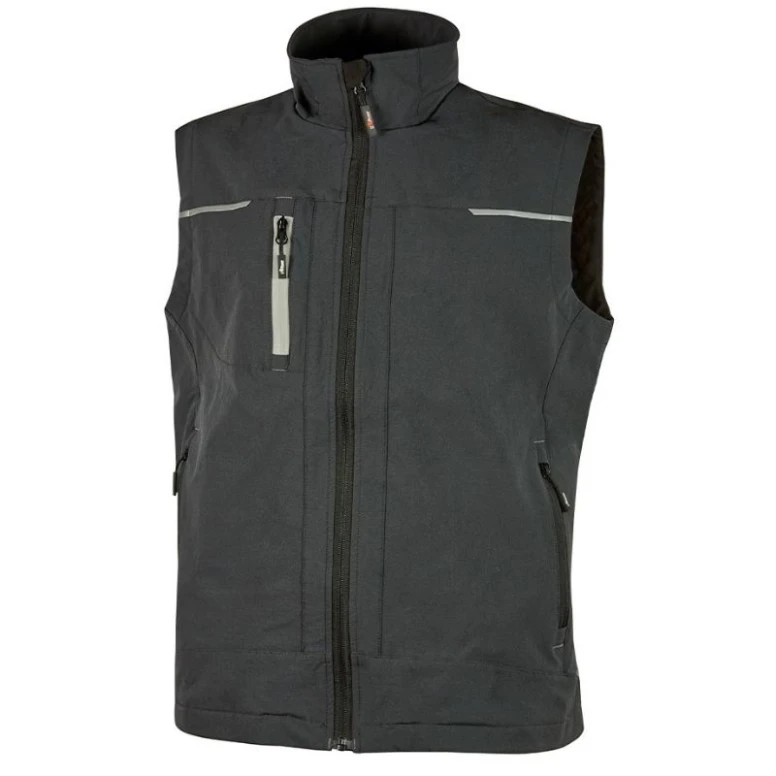 Liquidación total - Chaleco de trabajo Multibolsillos Stretch Elástico U-Power Saturn PE181BC color Verde oscuro Talla xxl