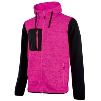 Liquidación total - Sudadera de trabajo con capucha U-Power Rainbow EY174OF Talla 3XL color amarillo flúor
