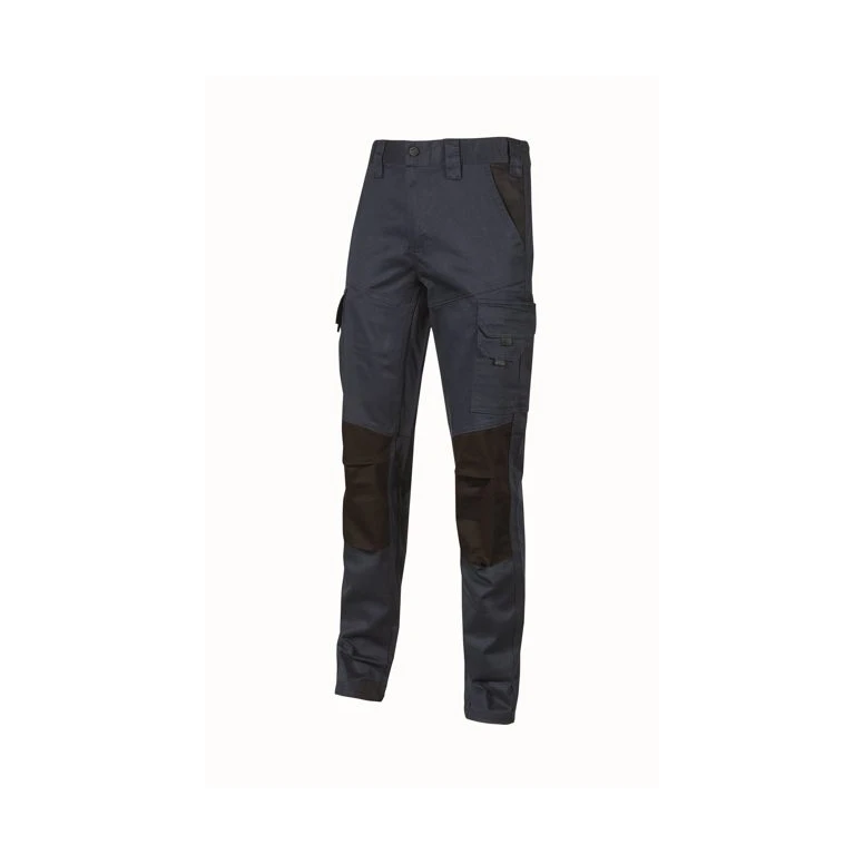 Liquidación total - Pantalón de trabajo Multibolsillos Stretch U-Power Majo WST350 Talla 3XL color Verde oscuro