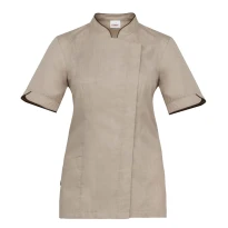 Liquidación total - Casaca de trabajo Giblor's Tania Lady 21P02K249 color beige Talla XS