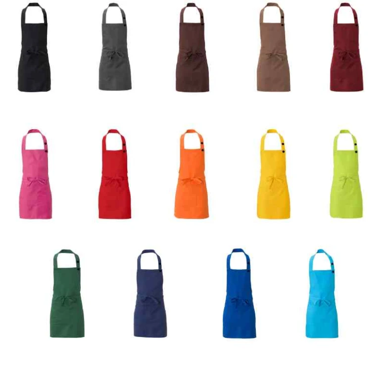 Liquidación total - Delantal de trabajo de Mujer Giblor's Latina Q1H00209 Talla unica color celeste