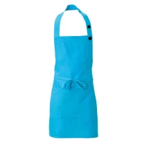 Liquidación total - Delantal de trabajo de Mujer Giblor's Latina Q1H00209 Talla unica color celeste