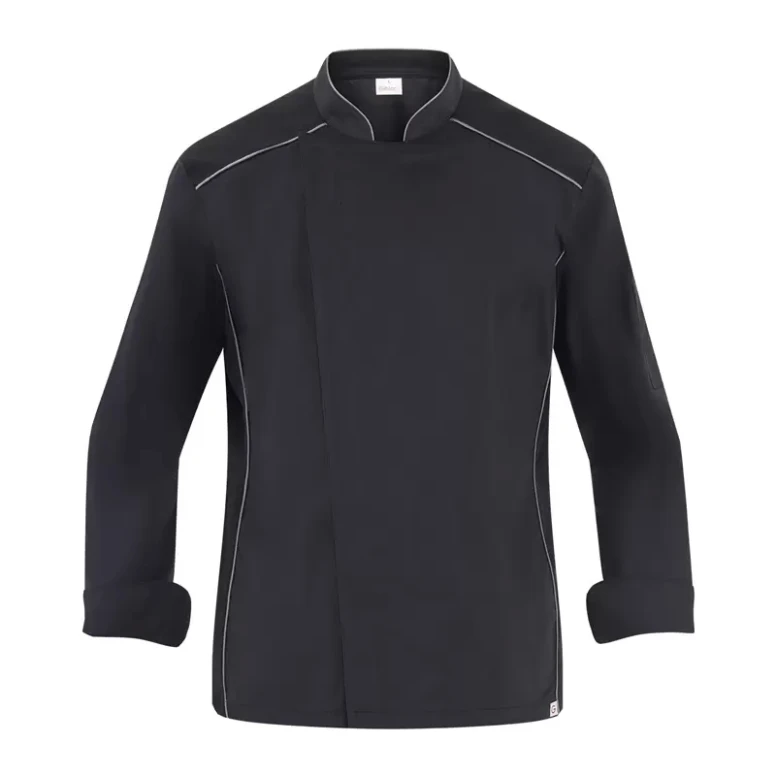 Liquidación total - Chaqueta de trabajo de Cocinero Giblor's Guido Q8G00672 Talla L color negro