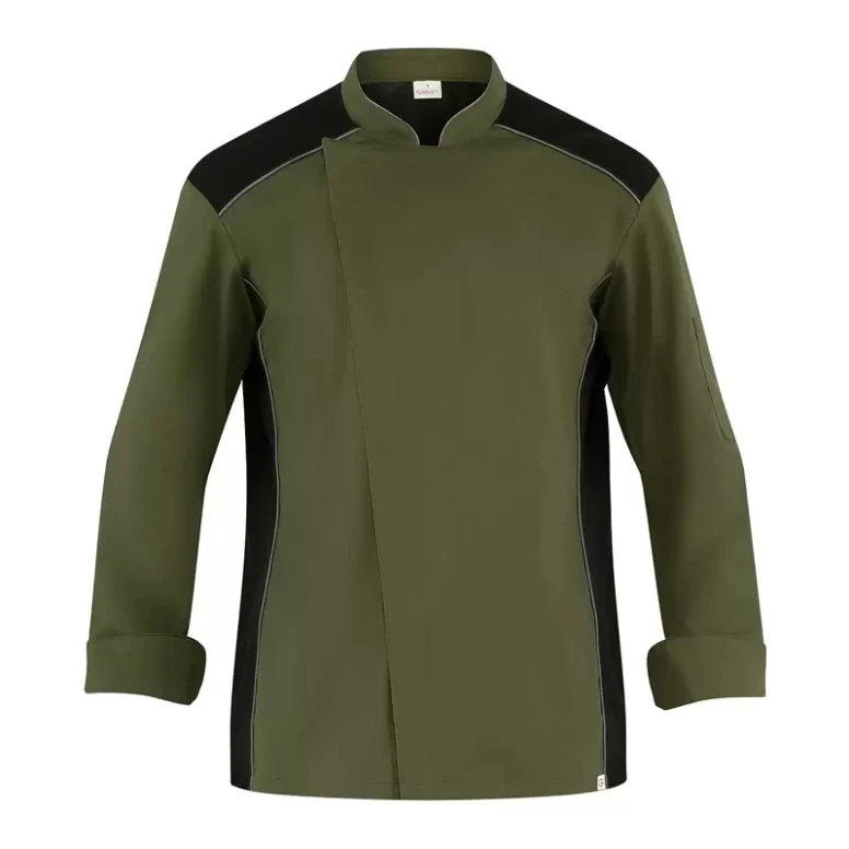 Liquidación total - Chaqueta de trabajo de Cocinero Giblor's Guido Q8G00672 Talla L color negro
