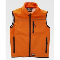 Liquidación total - Chaleco de trabajo Softshell Stretch Alta visibilidad S9320 - Workteam Talla m color naranja