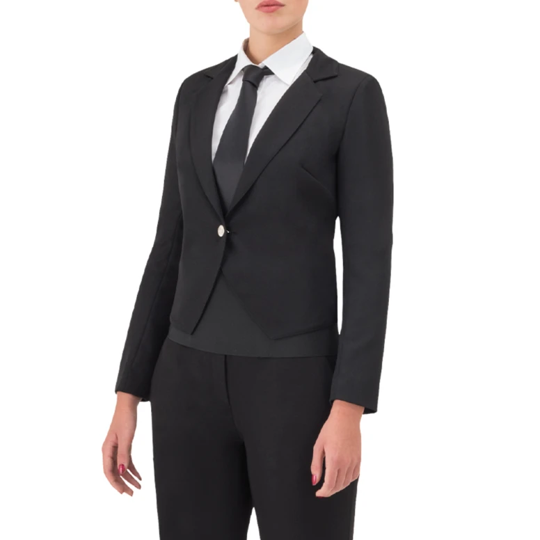 Liquidación total - Chaqueta de trabajo 100% poliéster Giblor's Ilenia Lady 1182 color negro Talla L