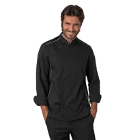 Liquidación total - Chaqueta de trabajo Chef Alex 100% algodón Siggi 28GA0191/00-0014 Talla 3xl color negro