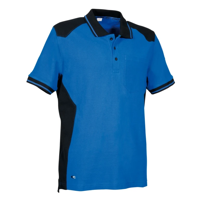Liquidación total - Polo de trabajo Cofra Tudela 100% algodón V620-0-03 Talla 3xl color marino negro royal