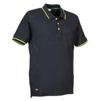 Liquidación total - Polo de trabajo Cofra Tudela 100% algodón V620-0-03 Talla 3xl color marino negro royal
