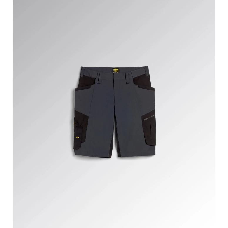 Liquidación total - Bermuda de trabajo Stretch Multibolsillos Diadora Evolution 702.180795 Talla M color marrón negro