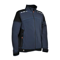 Liquidación total - Chaqueta de trabajo Multibolsillos Stretch Cofra Javre V590-0-02 número 52 color antracita negro
